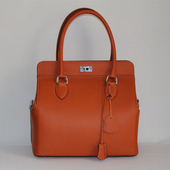 Best Hermes Toolbox 20 Shoulder Bag Orange 6021 On Sale - Click Image to Close